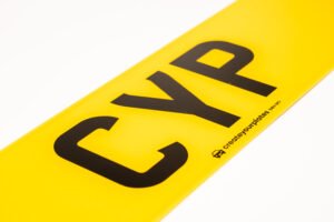 Printed Number Plates