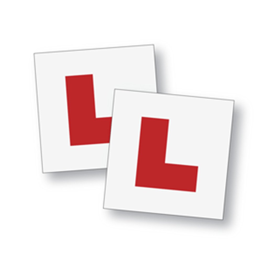 Full Magnetic Red L-Plate