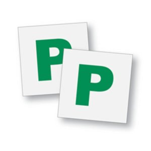 Full Magnetic Green P-Plate