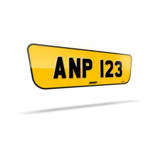 BMW E70 X5 Shaped Number Plates