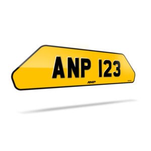 Mercedes Benz GT63 Shaped Number Plates